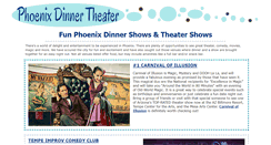 Desktop Screenshot of dinnertheaterphoenix.info